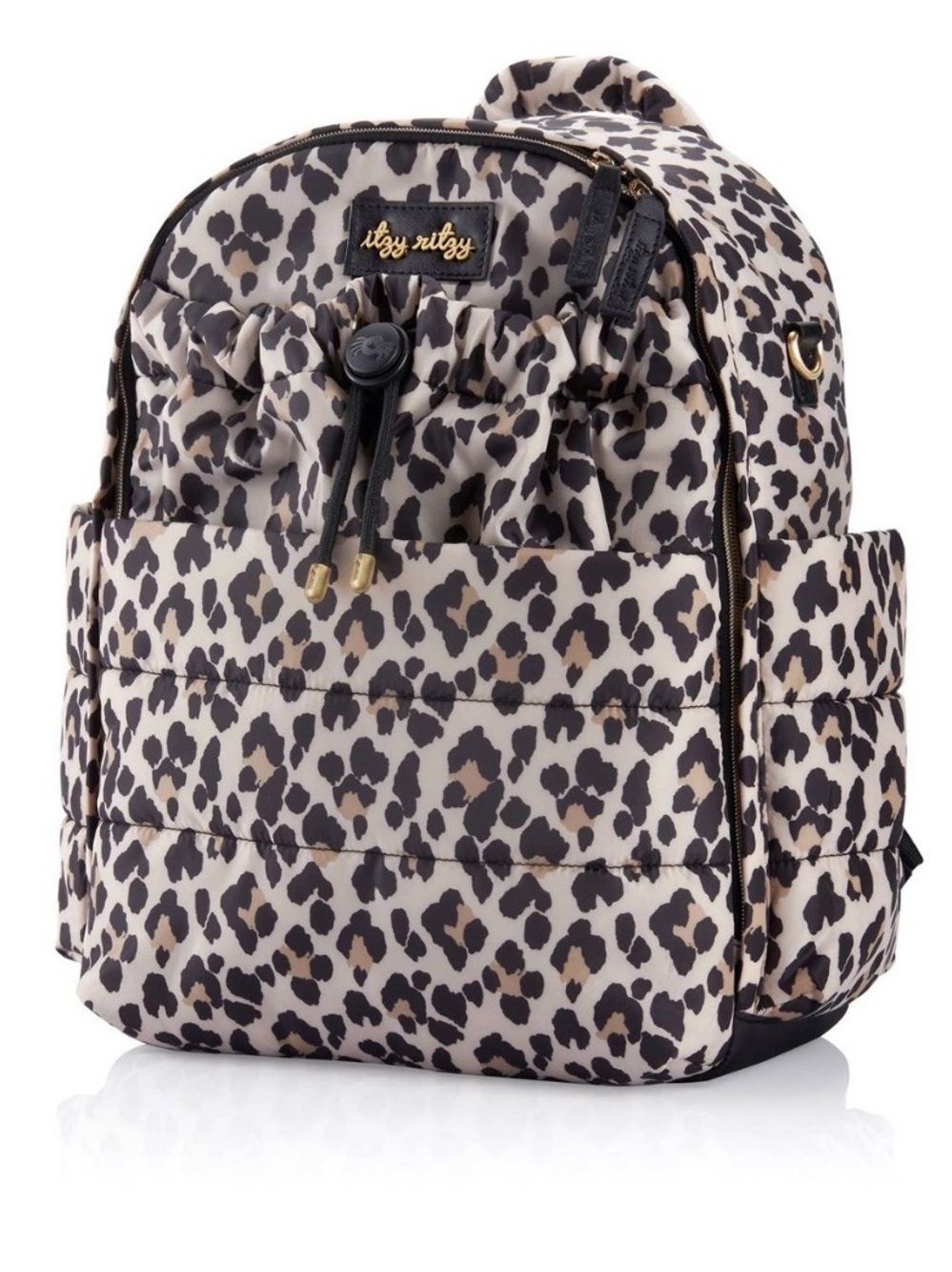 Itzy Ritzy Leopard Print cloud diaper bag Backpack